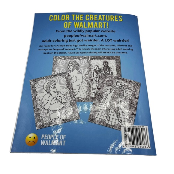 People of Walmart Adult Coloring Book: Rolling Back Dignity - Picture 2 of 6